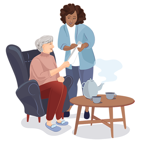 Elderly medication management at home 