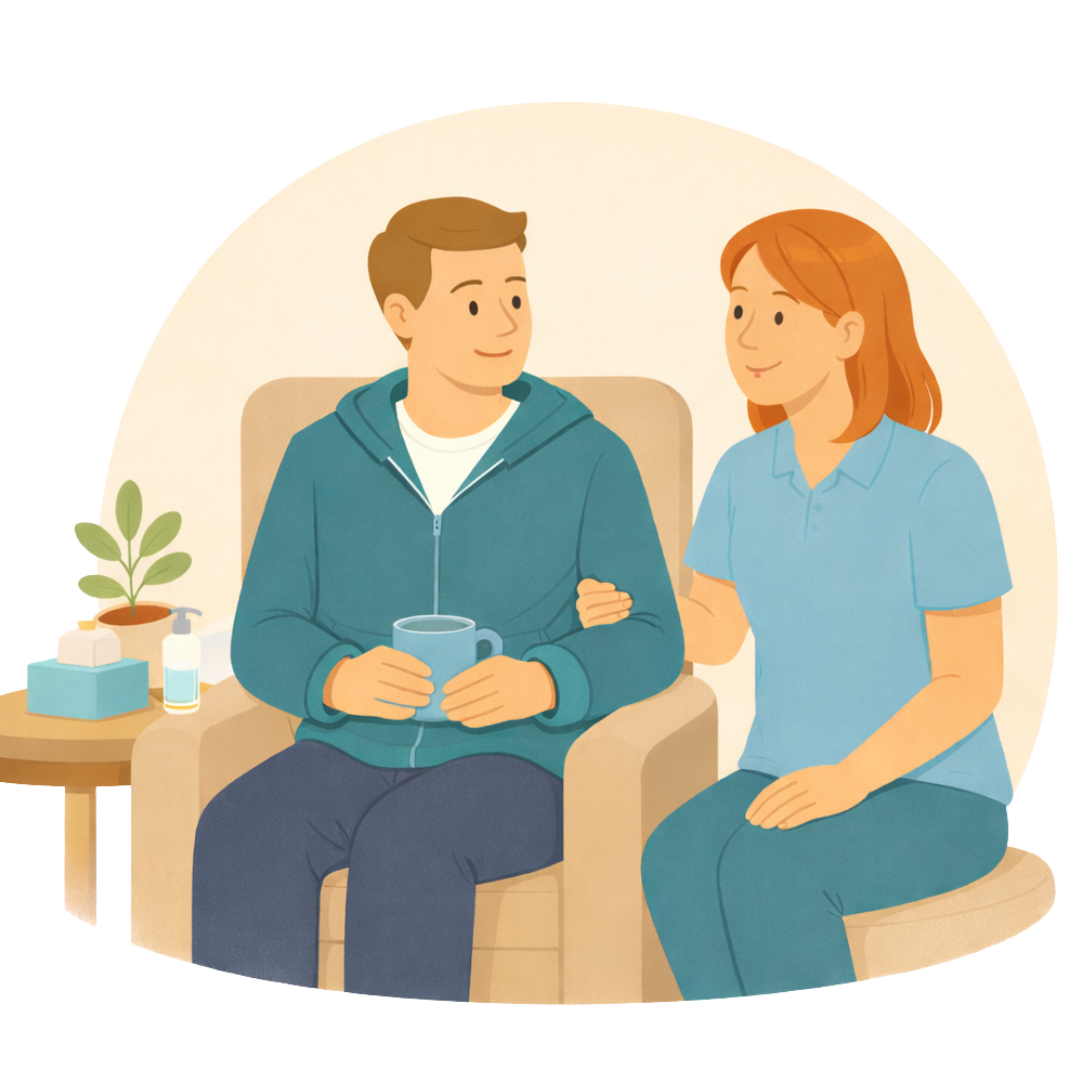 How Live-In Care Supports Independence for Young Adults